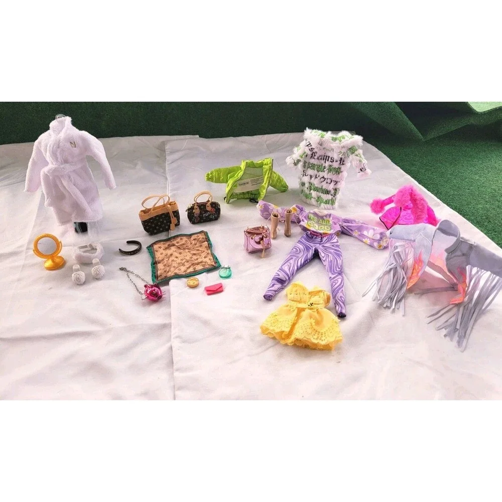 Doll Accessories Mega Lot Mini Fashion Shadow High ZURU Bags Shoes Clothes